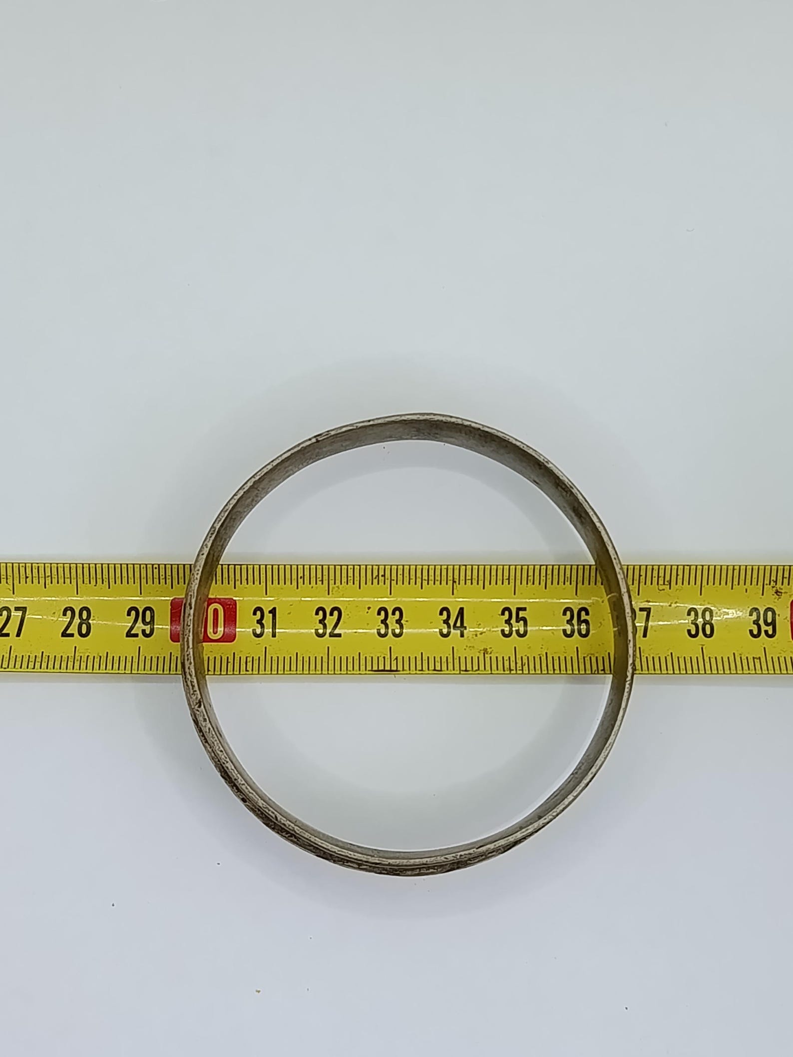 Berber Vintage Handmade Mixed Metal Twisted Tribal Bangle Bracelet