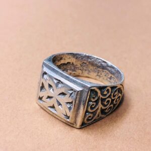 Amazigh Jewelry Traditionnels Marocains Ring Berbère Silver Handmade