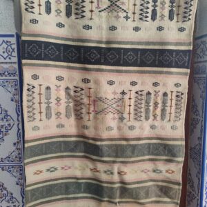 Berber Vintage antique Handwoven Textile Tribal Rug Runner