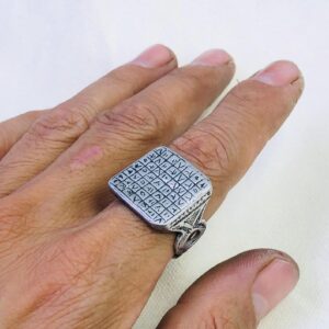 Amazigh Jewelry Traditionnels Marocains Ring Berbère Silver Handmade