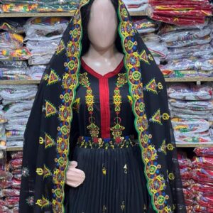 Berber Handmade Souss Dress Set With Tiara Cape
