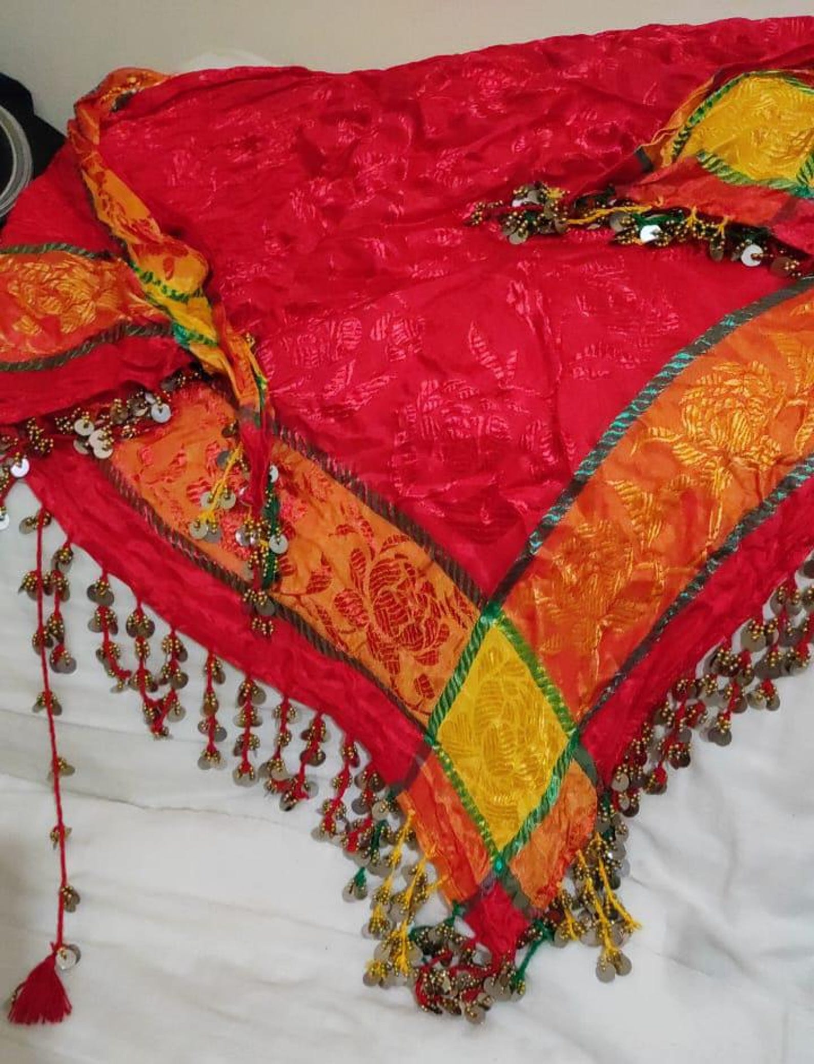 Berber Handmade Silk Belt Traditional Headpiece Multi-Use Headband