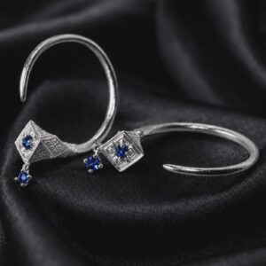 Berber Solid 18k Gold Tuareg Evil Hoops Earrings