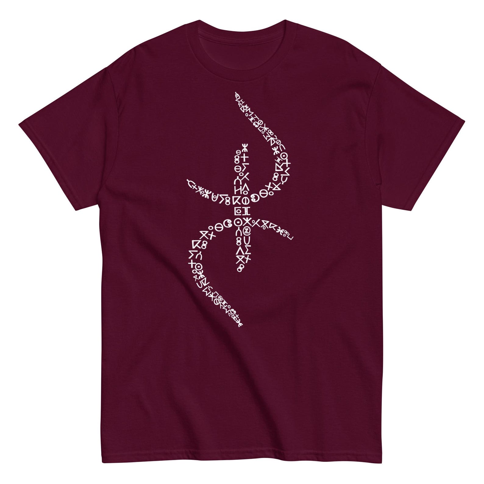 Berber Kabyle Tifinagh Amazigh Yaz Symbol Pride Art T-Shirt