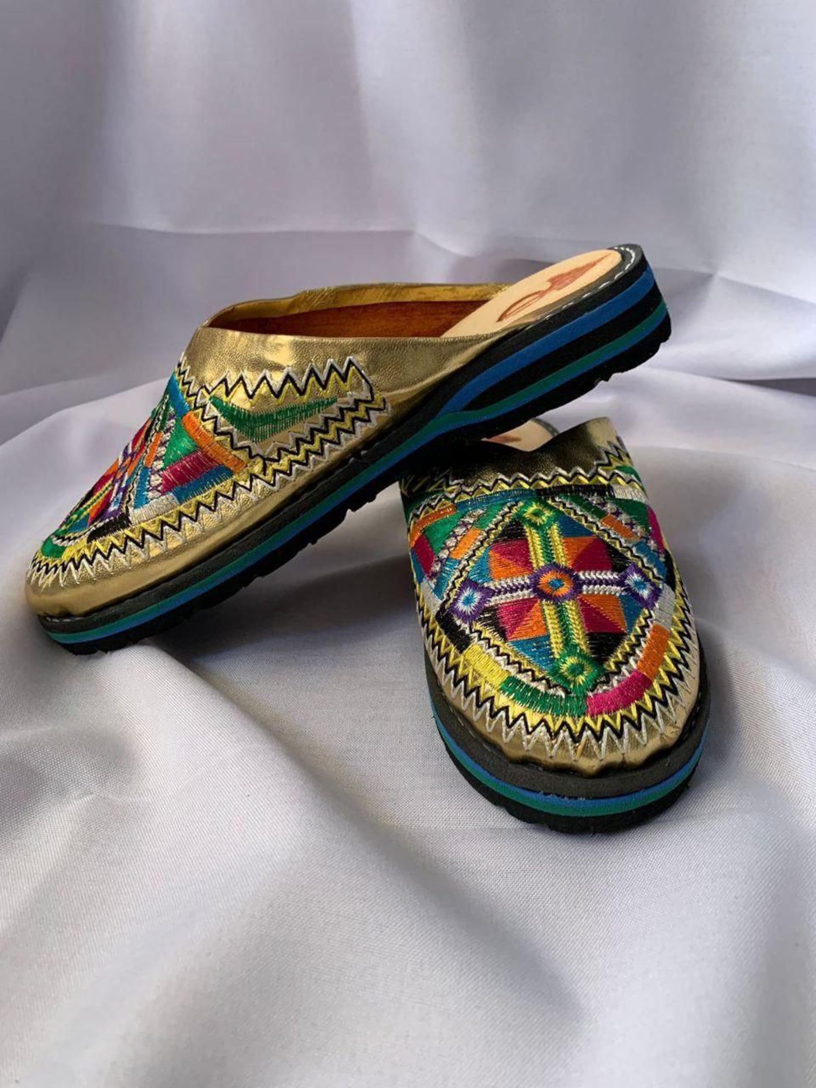 Berber Authentic Adouko Babouche Handmade Leather Babouche Shoes