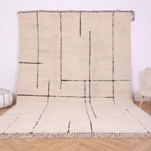 Custom Amazigh Berber Wool Living Room Geometric Handmade Rug