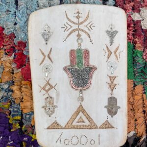 Berber Handmade Willow Wood Hamsa Wall Decor Symbols Boho Art