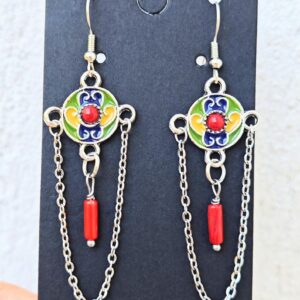 Amazigh Magnifiques boucles d oreilles kabyles métal Earrings
