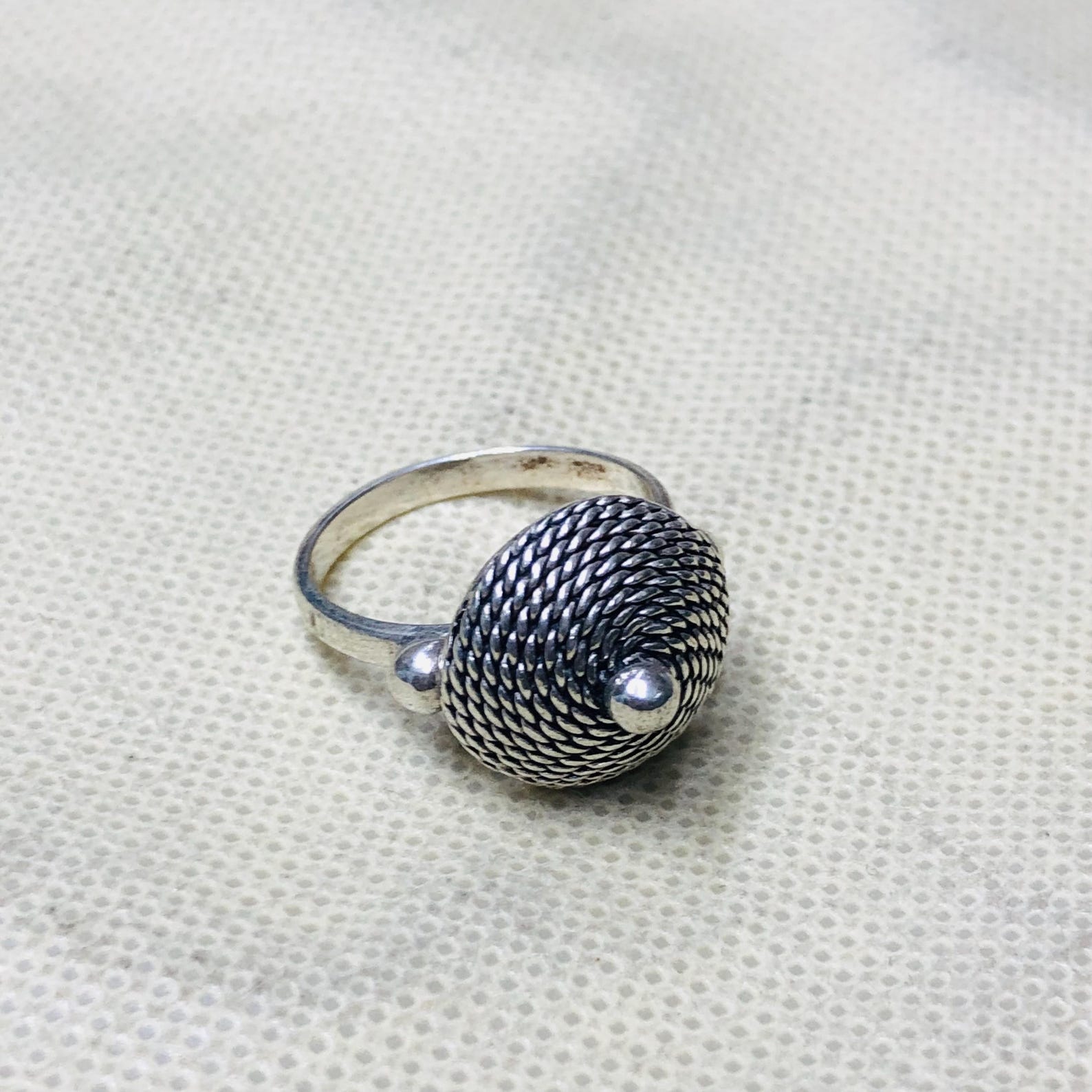 Amazigh Gravure amazighe Ring Silver Tribal Touareg Berbère