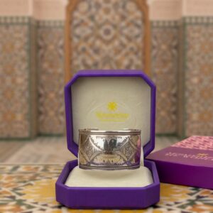 Berber Silver Cuff Handmade Traditional Engraved Wide Bracelet