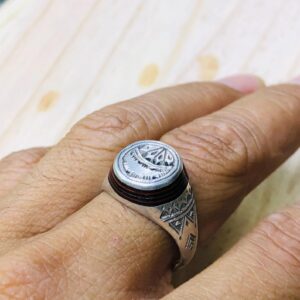 Amazigh Handmade Solid Silver Touareg Engraved Tribal Ring