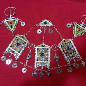 Berber Headpiece Handmade Traditional Jewelry Silver Tone Headband