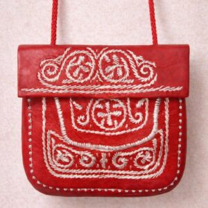 Berber Agrab Leather Handmade Souss Pouch Traditional Bag
