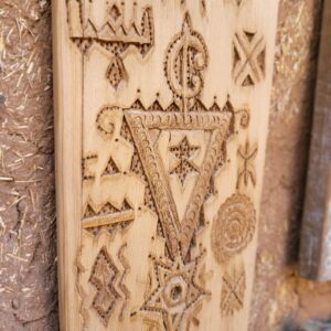 Berber handmade panel decor sculpture ceder Wall Art