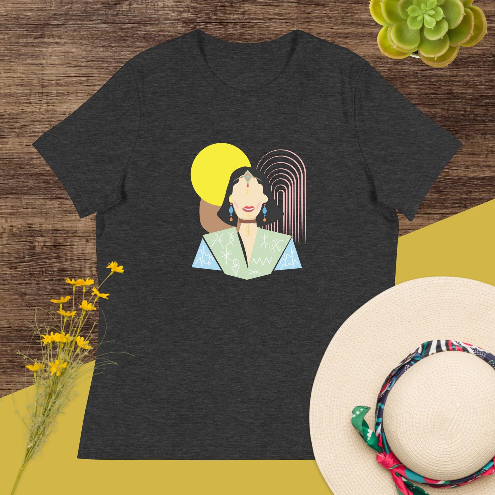 Berber tattoo woman symbol Traditional classy design shirt