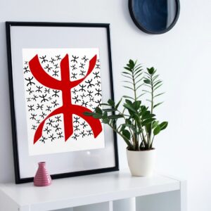 Berber Kabyle Amazigh Tattoo Art Digital Download Illustration