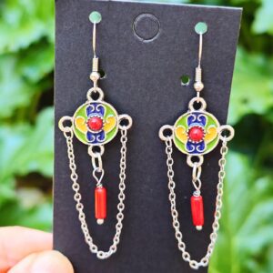 Amazigh Magnifiques boucles d oreilles kabyles métal Earrings