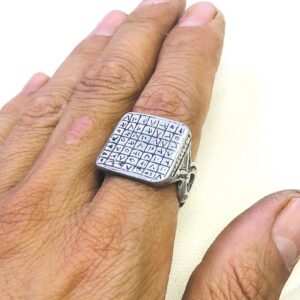 Amazigh Jewelry Traditionnels Marocains Ring Berbère Silver Handmade