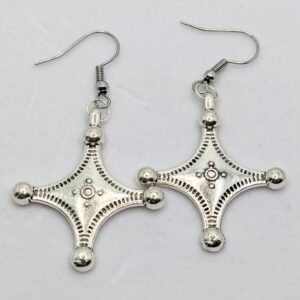 Amazigh Boucles d oreilles femme berbère croix Earrings