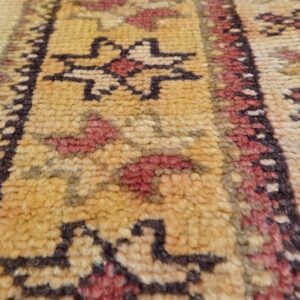 Amazigh Unique Antique Golden carpet with historic symbolism Rug