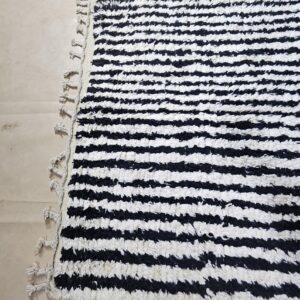 Berber Handwoven Maroccan Authentic Wool Carpet Geometric Rug