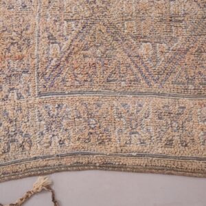 Berber Vintage Wool Rug 6.4 ft x 11.1 ft