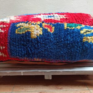 Amazigh hand made ' pouf ' pouf cover '' pouf