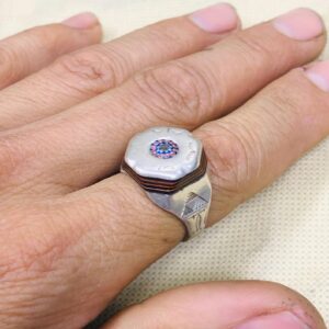 Amazigh Jewelry Traditionnels Marocains Ring Berbère Silver Handmade
