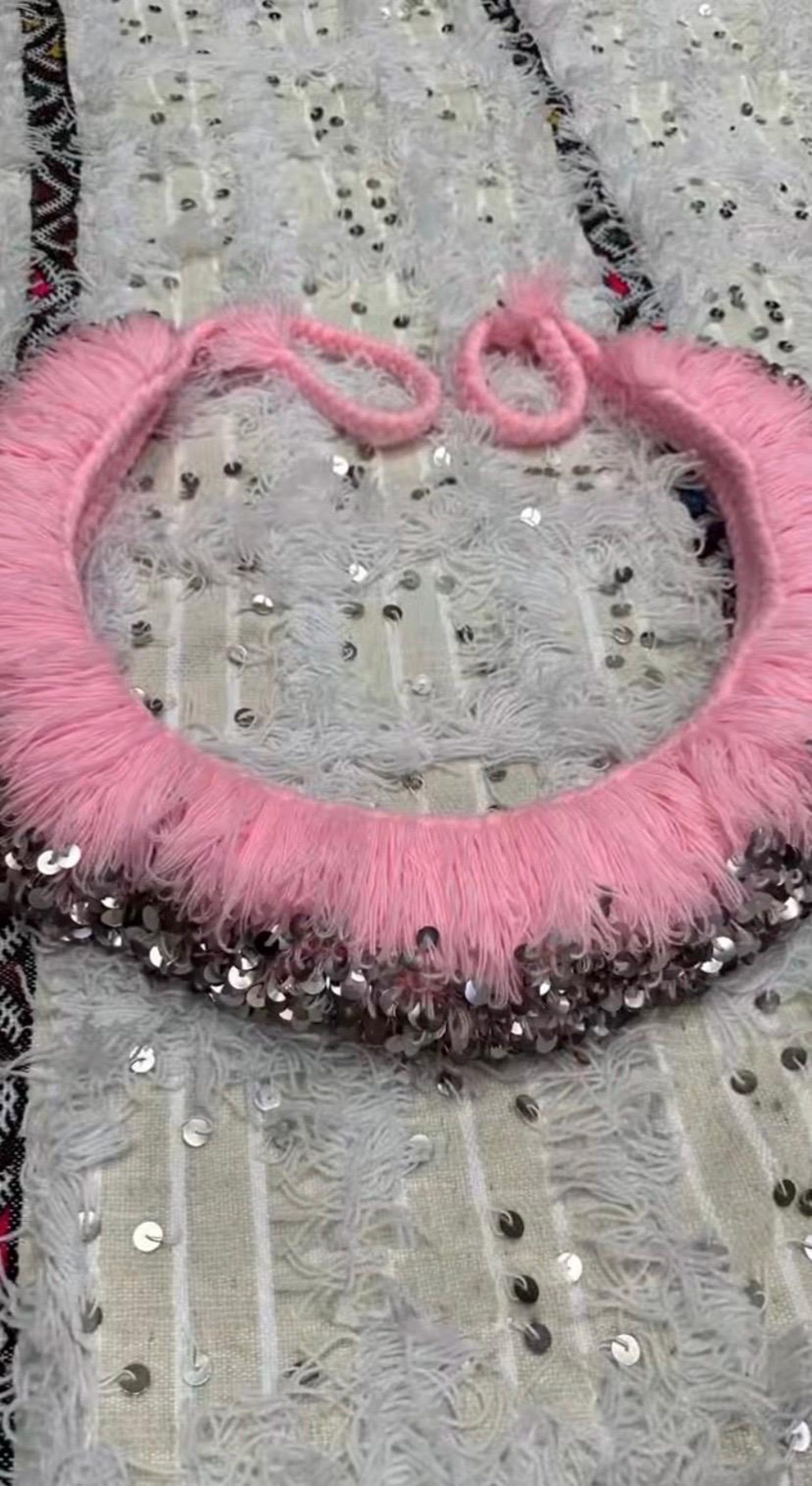 Berber Handmade Mouzon Sequin Dance Waist Sequins Belt