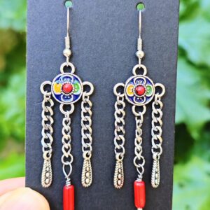 Amazigh Magnifiques boucles d oreilles kabyles métal Earrings