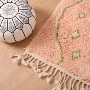 Custom Amazigh Berber Wool Living Room Handmade Bohemian Rug