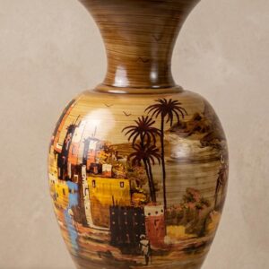 Amazigh Large Floor Handmade Safi Ceramic Hand Vase