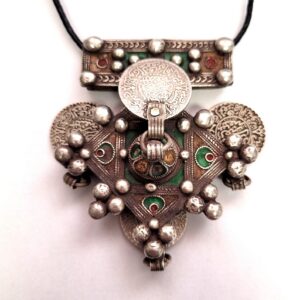 Amazigh Rare Vintage Tribal Silver Cross Pendant croix