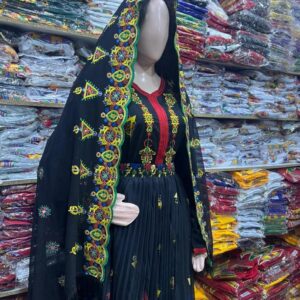 Berber Handmade Souss Dress Set With Tiara Cape