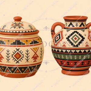 💾 Berber Clipart Bundle Geometric for Everyday Heritage Style Use