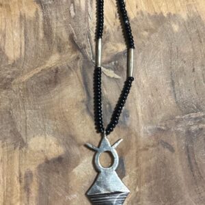 Amazigh Handmade Metal and Stone Distinctive Necklace Halskette