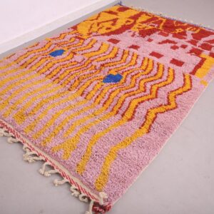 Berber Wool Geometric Neutral Living Room Rug Design