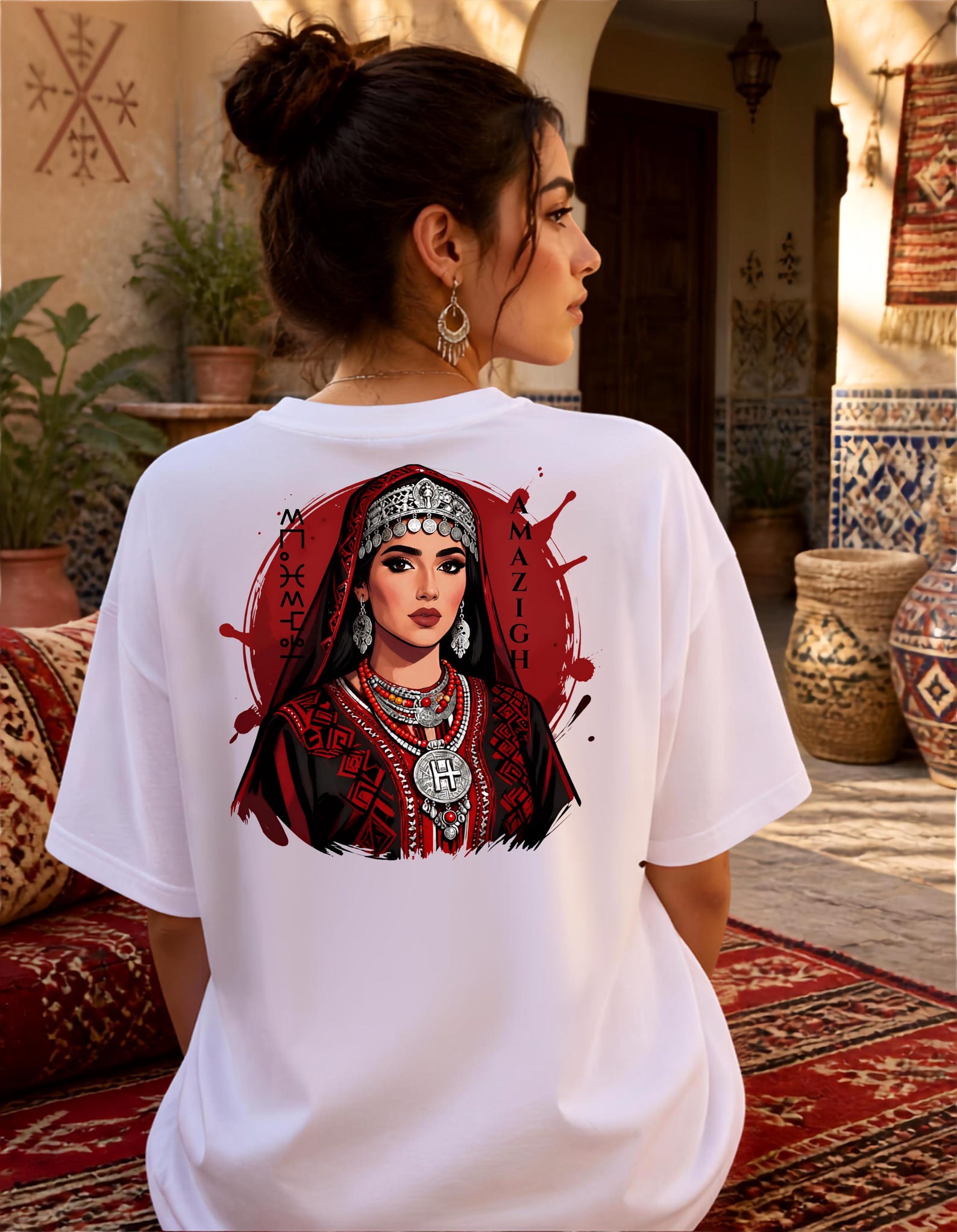Amazigh Imazighen People Tee with Yaz Symbol Shirt