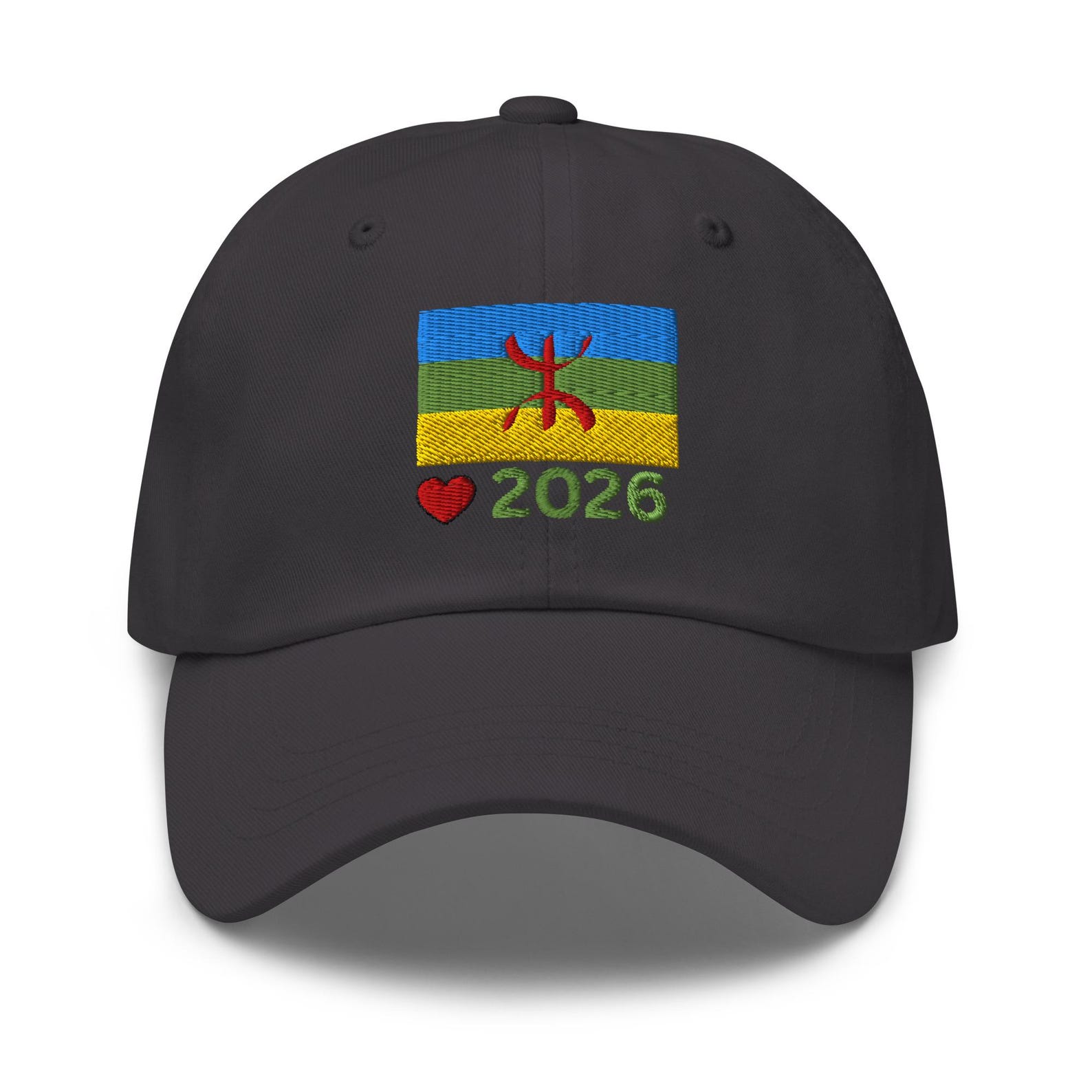 Berber Flag Embroidered Pride Dad Hat Cap for Everyday Heritage Style Use