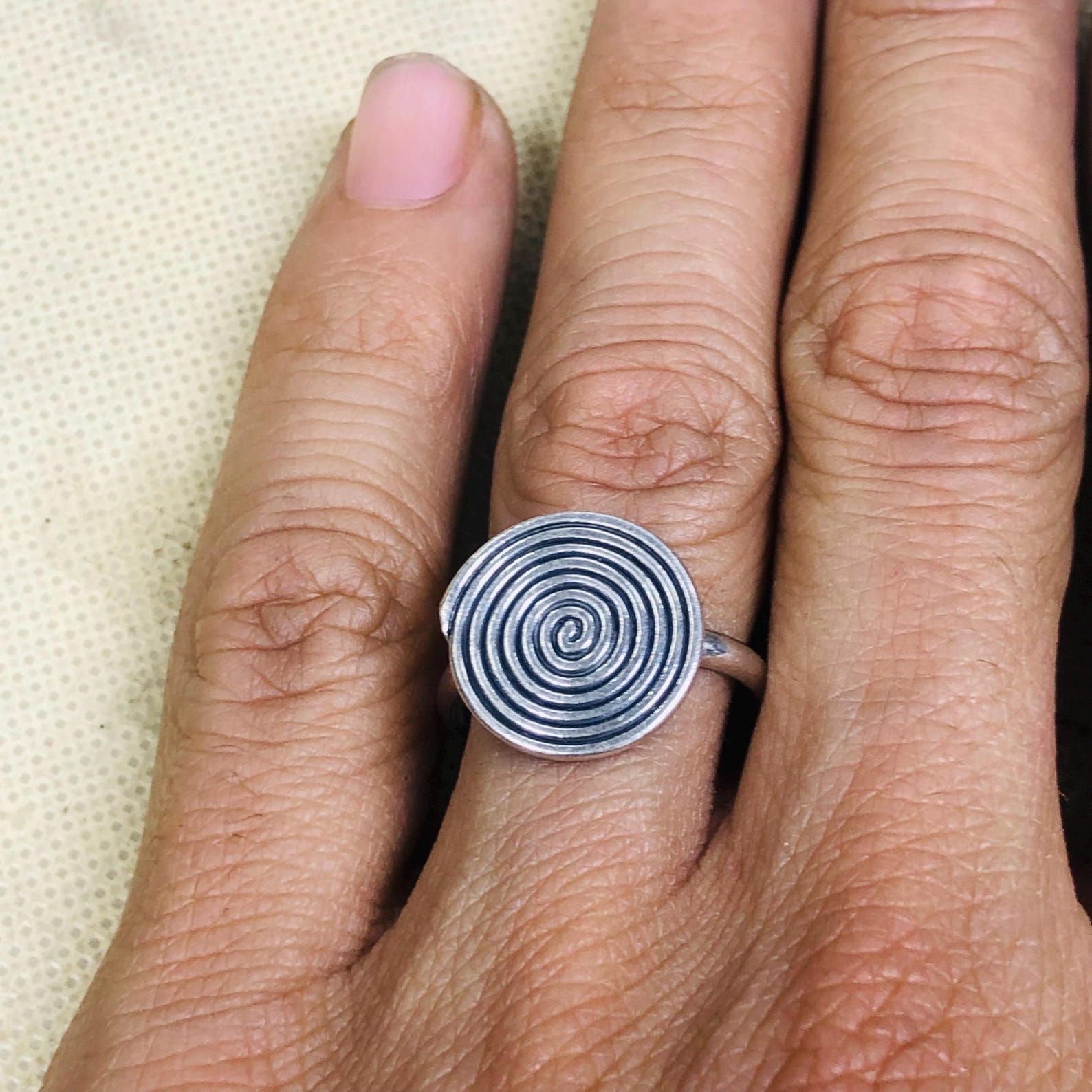 Amazigh Jewelry Traditionnels Marocains Ring Berbère Silver Handmade