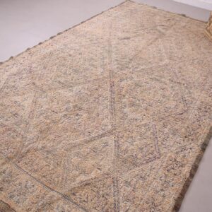 Berber Vintage Wool Rug 6.4 ft x 11.1 ft