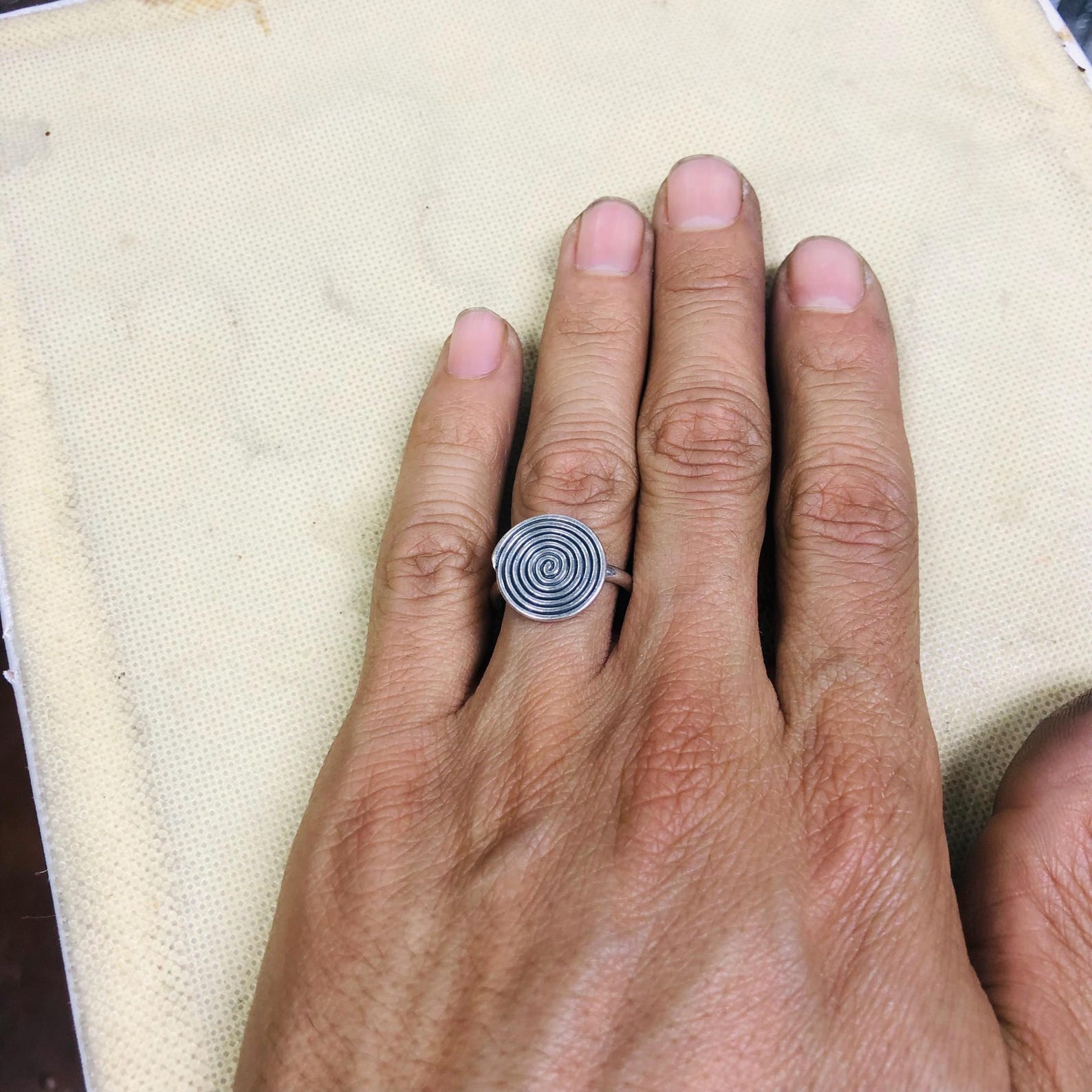 Amazigh Jewelry Traditionnels Marocains Ring Berbère Silver Handmade