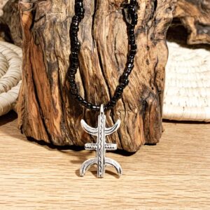 Amazigh Aza Yaz Symbol Necklace for Everyday Personal Styling