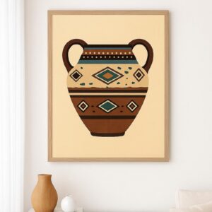 Amazigh YAZ Freedom Symbol Printable Poster Wall Art