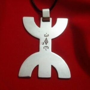 Amazigh Tifinagh Collier Pendentif Bijoux Berbère Ethnique Necklace