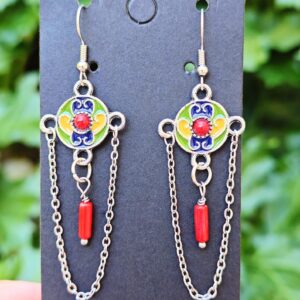 Amazigh Magnifiques boucles d oreilles kabyles métal Earrings