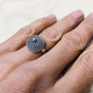Amazigh Gravure amazighe Ring Silver Tribal Touareg Berbère