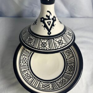 Amazigh serving table set teapot set ceramic handpainted serving set Ceramic Piece