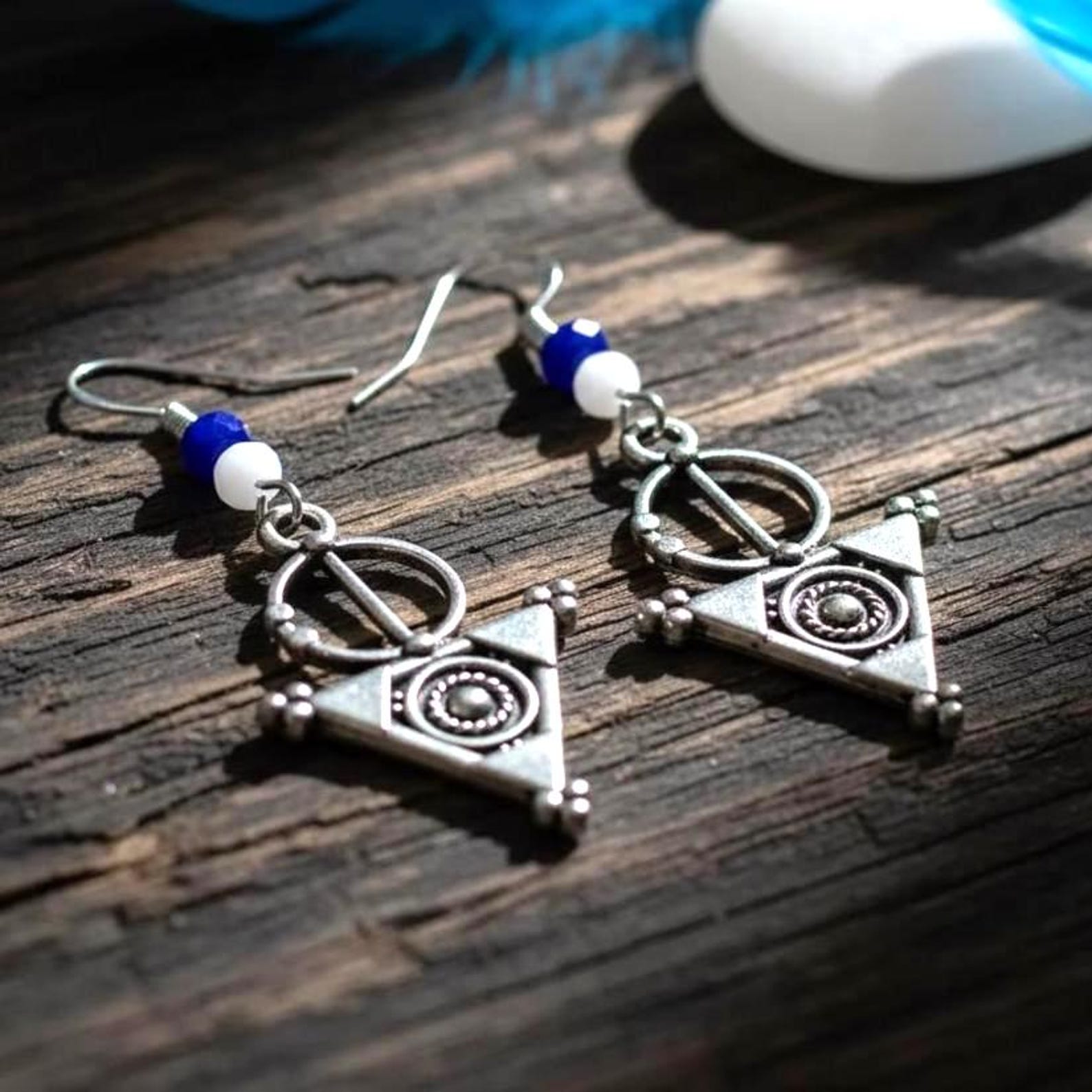 Amazigh Boucles d oreilles berbère femme argent Earrings