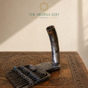 Berber Antique Weaving Comb Loom Tool Hand Rug